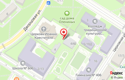 Гуманитарий, ноу на Московской площади на карте