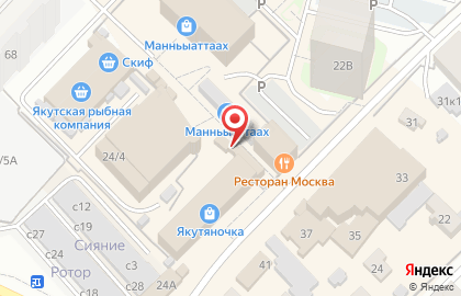 Продуктовый магазин Аннушка в Якутске на карте