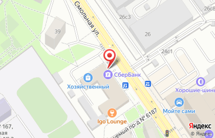 Продуктовый магазин КуулКлевер на метро Речной вокзал на карте