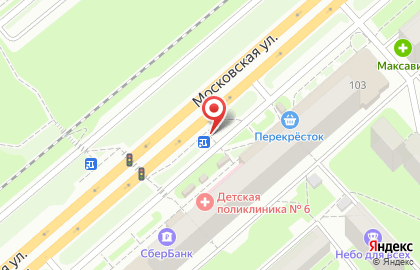 Пункт быстрого питания Русский аппетит на Московской улице, 103/7 киоск на карте