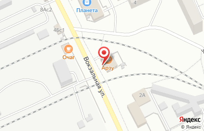 Кафе Арзу в Правобережном районе на карте