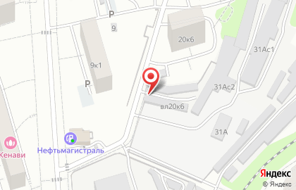 Автостоянка Метростроевец в Преображенском на карте