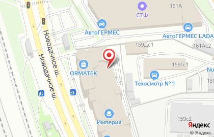 Салон мебели Артис в Лианозово на карте