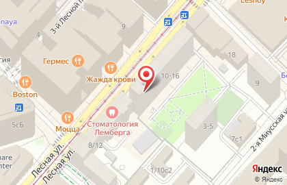 Кофейня CoffeeShots в Тверском районе на карте