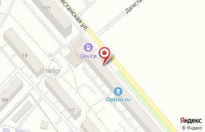 Стоматология Колибри на Дагестанской улице на карте