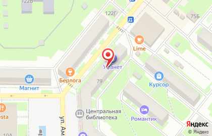 Уфанет в Уфе на карте