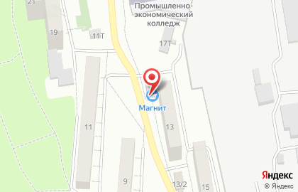Супермаркет Магнит в Воронеже на карте