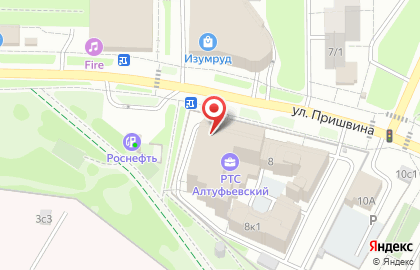 Коммерческий банк Агора на улице Пришвина на карте