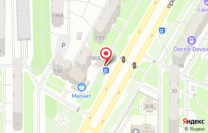 Киоск по продаже фруктов и овощей в Центральном районе на карте