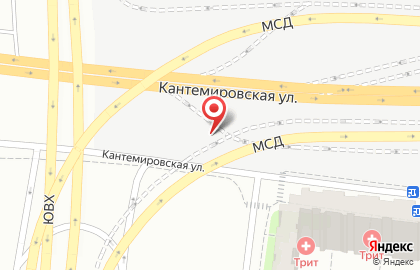 Автостоянка, МГСА, Южный административный округ на Кантемировской улице на карте