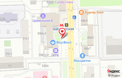 Адвокат Онищенко Р.В. на 9-й Парковой улице на карте
