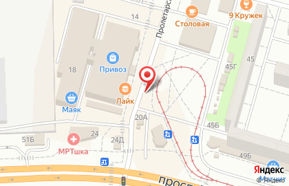 ООО Сити-газ на Пролетарской улице на карте