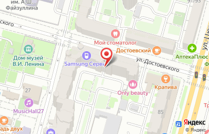 Страховая компания Согласие на улице Достоевского на карте
