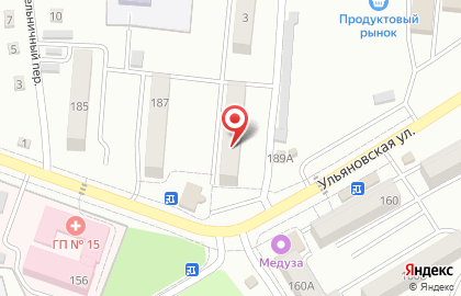 Киоск по продаже цветов в Индустриальном районе на карте