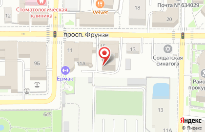 Агентство недвижимости Наш дом на проспекте Фрунзе на карте