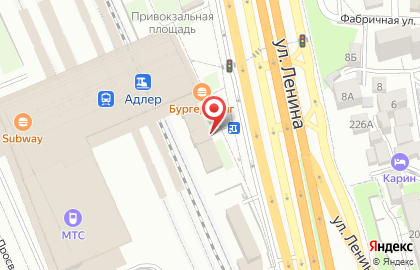 Регион Аренда на улице Ленина на карте