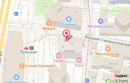Киоск фастфудной продукции, Даниловский район в Холодильном переулке на карте