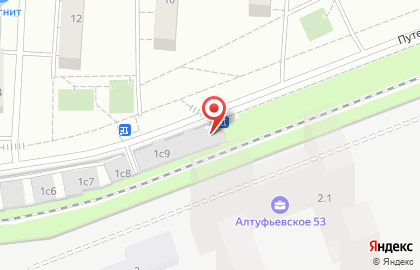 Гаражный кооператив Монтажник в Алтуфьевском районе на карте