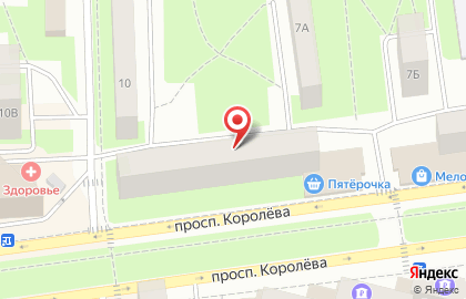 Счастливчик на проспекте Королёва на карте