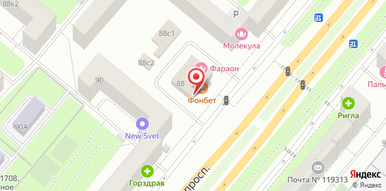 Аквазона Фараон на карте