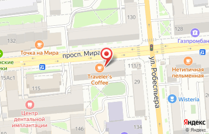Пиццерия Pizza Rosso в Железнодорожном районе на карте