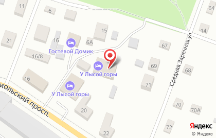 Гостиница У лысой горы на карте
