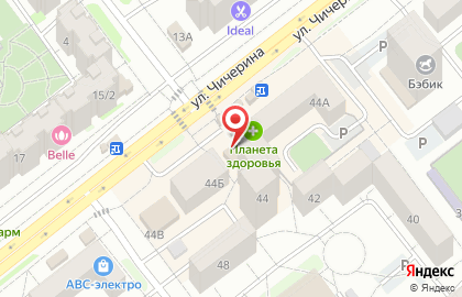 Ателье Ромашка на улице Чичерина на карте