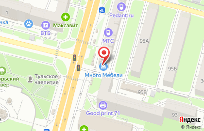 Салон связи МТС на Октябрьской улице, 95 на карте