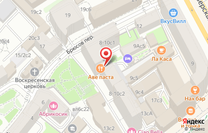 Клиника эстетической косметологии Брюсов клиник в Тверском районе на карте