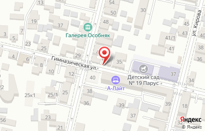 Продовольственный магазин на Гимназической, 31 на карте