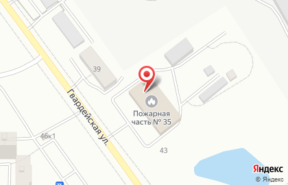 Пожарная часть №35 Калининского района на карте