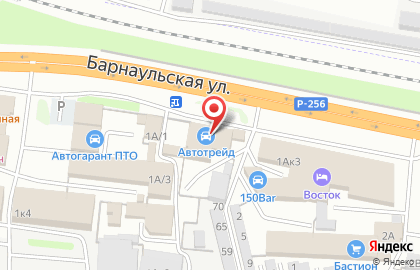 Федеральная сеть по продаже автозапчастей и установке автостекол Автотрейд на Промышленной улице на карте