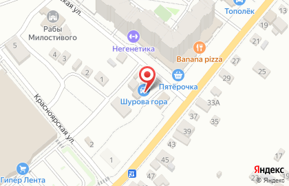 Шиномонтажная мастерская на Тульской улице на карте