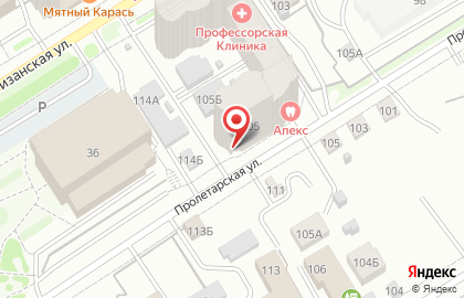 Продуктовый магазин в Барнауле на карте