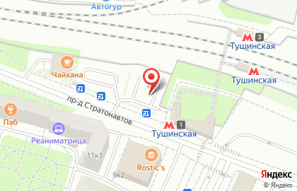 Копировальный центр Осьминог "Тушинская" на карте