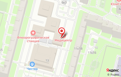 lazernaya.feya.spb на аллее Поликарпова на карте