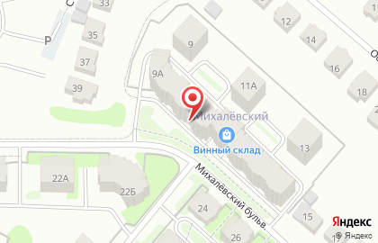 Магазин Бристоль в Заволжском районе на карте