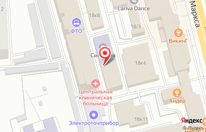 Университет Синергия в Омске на карте