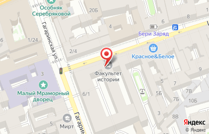 ЕУСПБ, Европейский Университет в Санкт-Петербурге на карте