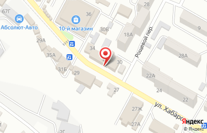 Магазин сантехники СантехАрматура на улице Хабарова на карте