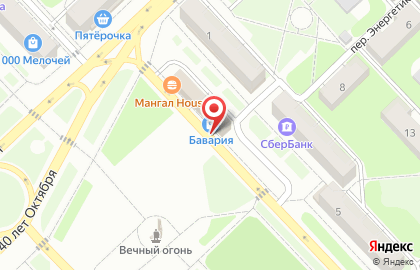 Тандырная в Нижнем Новгороде на карте