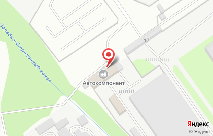 Завод Автокомпонент в Автозаводском районе на карте
