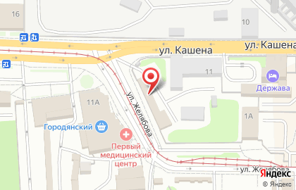 Магазин СтройДвор67 на улице Кашена на карте