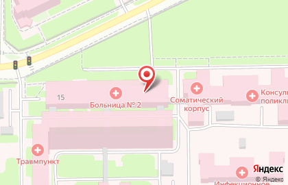 Вологодская областная клиническая больница №2 на карте