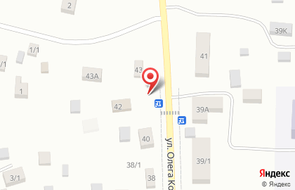 Продовольственный магазин Центр на улице О.Кошевого на карте