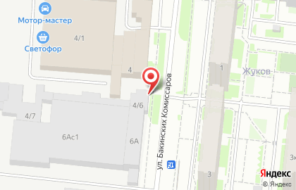 Пекарня-кулинария Печём добро на улице Бакинских Комиссаров на карте