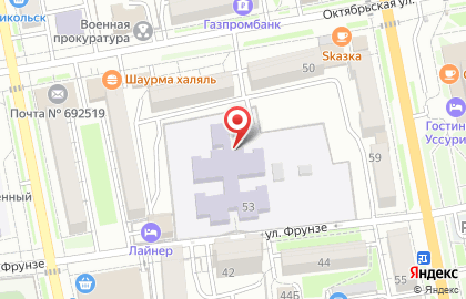 Детский сад №39 во Владивостоке на карте