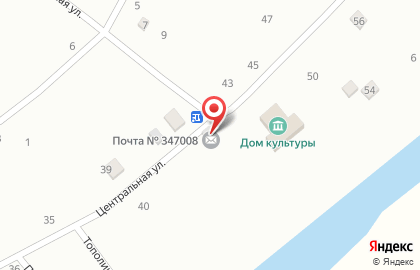 Пансионат Почта России на Центральной улице на карте