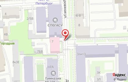 Петербургтеплоэнерго, ООО на Дровяной улице на карте
