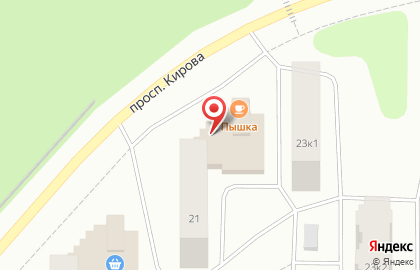 Пивная карта бар и магазин разливного пива на проспекте Кирова на карте